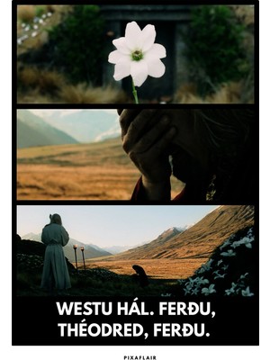 Pixaflair - The Lord Of The Rings The Two Towers - Tomb- Tablo - Çerçevesiz Film Poster
