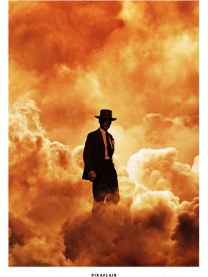Pixaflair - Oppenheimer - Burn Burn Burn - Tablo - Çerçevesiz Film Poster