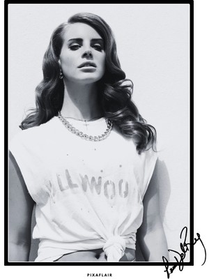 Pixaflair - Lana Del Rey - Born To Love - Tablo - Çerçevesiz Poster