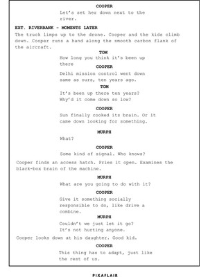 Pixaflair - Interstellar - The Script - Tablo - Çerçevesiz Film Poster