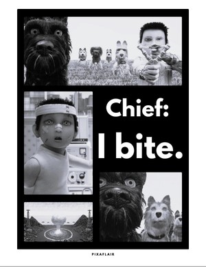 Pixaflair - The Dog Of Isle - I Bite - Çerçevesiz Poster