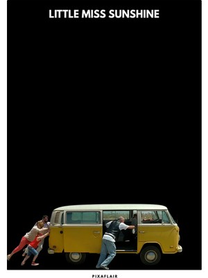 Pixaflair - Little Miss Sunshine - Push - Çerçevesiz Poster