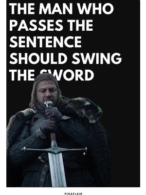 Pixaflair - Game Of Thrones - Lord Eddark Stark - Çerçevesiz Film Poster