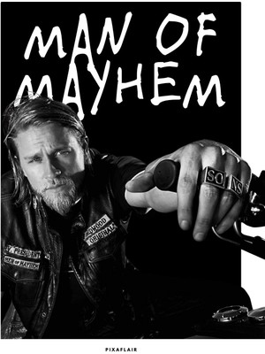 Pixaflair - Sons Of Anarchy - Men Of Mayhem - Tablo - Çerçevesiz Film Poster