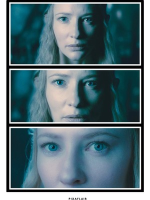 Pixaflair - The Lord Of The Rings The Two Towers - Galadriel - Tablo - Çerçevesiz Film Poster