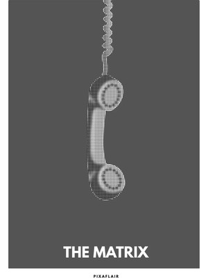 Pixaflair - The Matrix - Telephone - Çerçevesiz Poster