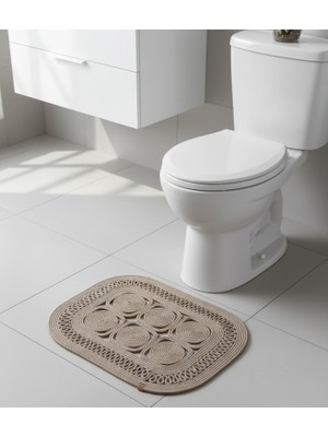 Mtg Jüt Tasarım Geometrik Desenli Dikdörtgen Paspas