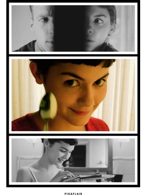 Pixaflair - Amélie - Love Of My Life - Tablo - Çerçevesiz Film Poster