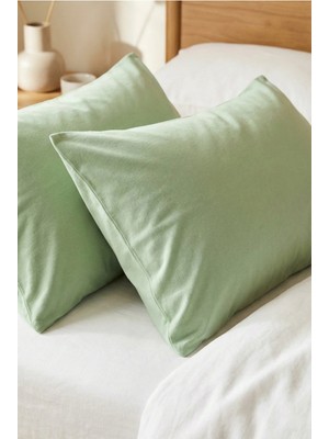 2 Adet Yastık Kılıfı %100 Pamuk Penye Kumaş 50X70CM | Esnek Yapı, Nevresim Seti ve Takımı Için Uygun