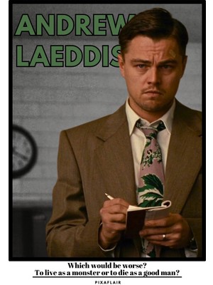 Pixaflair - Shutter Island - Andrew Laeddis - Çerçevesiz Poster