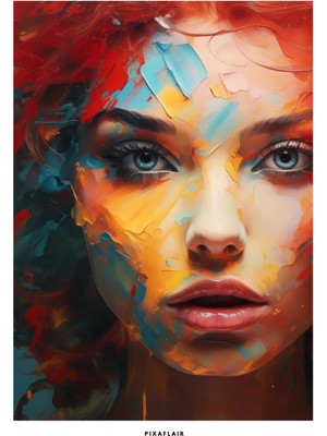 Pixaflair - Beauty - Tablo - Çerçevesiz Dekor Poster