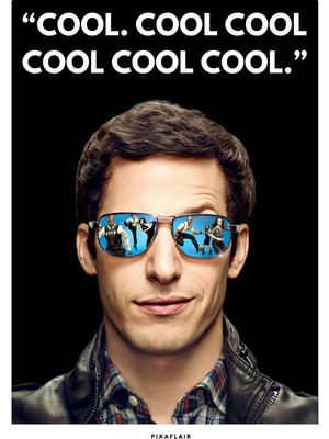 Pixaflair - Brooklyn Nine-Nine - Jake Peralta - Tablo - Çerçevesiz Film Poster