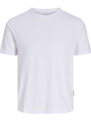 Jack & Jones Erkek Slim Fit Bisiklet Yaka Tisört - Mineral