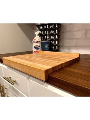 CopperWood Mutfak Tezgah Üstü Ahşap Kesme Tahtası 40X30 cm