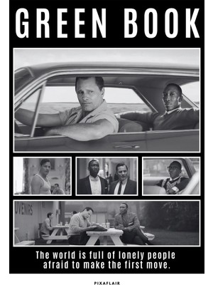 Pixaflair - Green Book - Lonely People - Çerçevesiz Poster