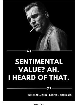 Pixaflair - Eastern Promises - Nikolai - Tablo - Çerçevesiz Film Poster