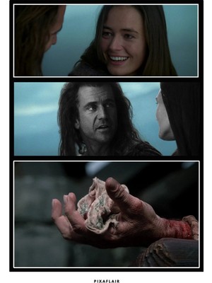 Pixaflair - Braveheart - Smile - Tablo - Çerçevesiz Film Poster