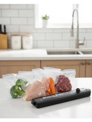 Calperia Ev Kullanımı Için Güçlü Gıda Vakumlama ve Paketleme Makinesi
