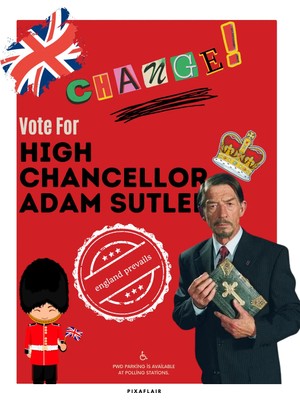 Pixaflair - V For Vendetta - Vote For Adam Sutler - Çerçevesiz Poster