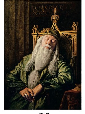 Pixaflair - Harry Potter - Albus Dumbledore Portrait - Çerçevesiz Poster
