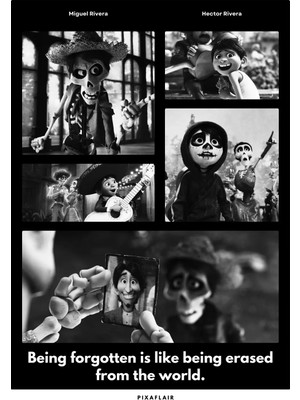 Pixaflair - Coco - Being Forgotten - Çerçevesiz Poster