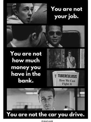 Pixaflair - Fight Club - You Are Not... - Çerçevesiz Poster