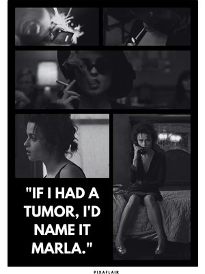 Pixaflair - Fight Club - Name It Marla - Çerçevesiz Poster