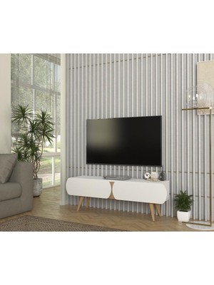Dekorister Elody Tv Ünitesi 120 cm Beyaz - Sepet