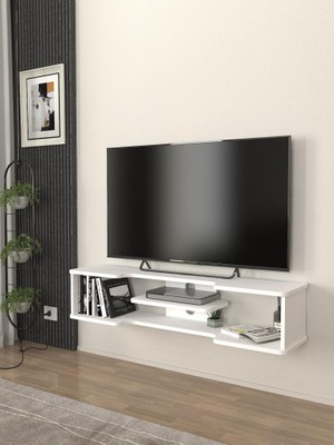 Dekorister Perry Tv Sehpası Beyaz 120 cm