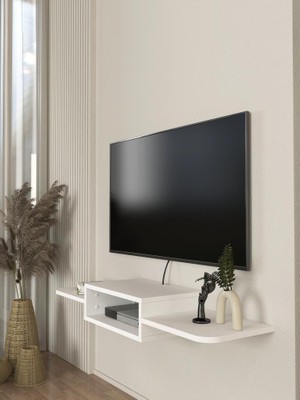 Dekorister Toby Tv Sehpası Beyaz 115 cm