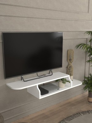 Dekorister Macros Tv Sehpası Beyaz 120 cm