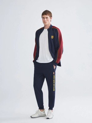 Lc Waikiki Yeni Sezon Slim Fit Barcelona Baskılı Erkek Taraftar Jogger Eşofman Altı