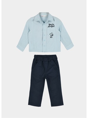 Alg ERKEK ÇOCUK PAMUK MÜSLİN GÖMLEK PANTOLON BAYRAMLIK TAKIM