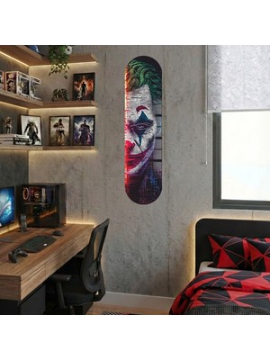 Decorita Cam Kaykay Tablo | Joker | 20CM x 80CM