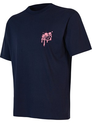 Nb New Balance MNT1649 Lacivert Erkek Tişört