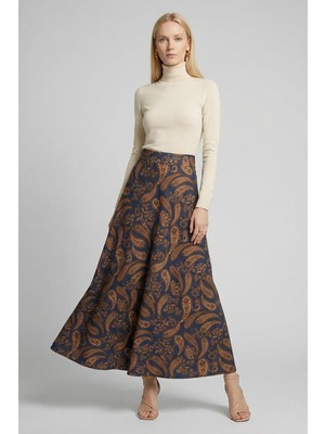 Rays Laci Yaprak Desenli Etek 3507