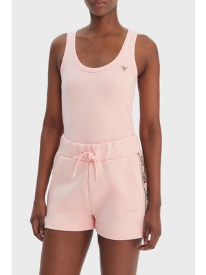 Guess Colette Fitilli Kalın Askılı Regular Fit Yuvarlak Yaka Top V4YP06K8RT2 Bayan Top V4YP06 K8RT2 G67B