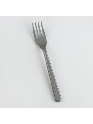Ayder Timya Gri Renk Lüks Plastik Çatal 25 Adet TG/Tmy228504