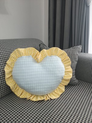 Pötikare Dekoratif Kalp Minder Kılıfı