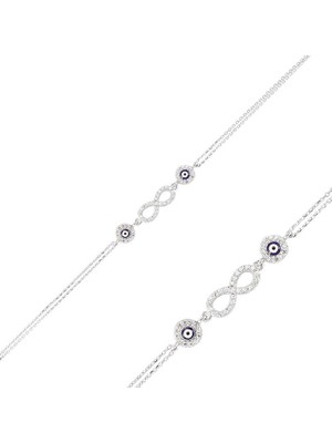 DMR Elegance Gümüş Sonsuzluk Bayan Bileklik