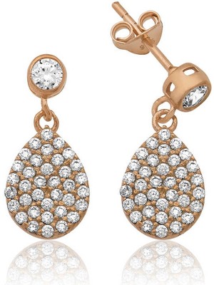 DMR Elegance Gümüş Damla Küpe