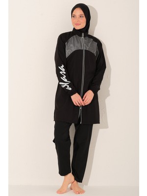 Alfasa Spor Kol Baskılı Tesettür Mayo - ALF26238