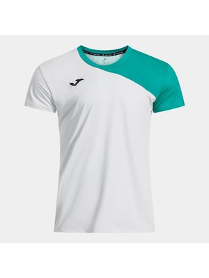 Joma 104490.200 Deuce Erkek Spor Beyaz Yeşil Tişört