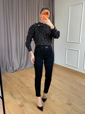 Size Özgü Siyah Skinny Jean