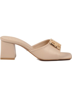 Ayakmod Bej Hafif Kadın Terlik 467060 Z