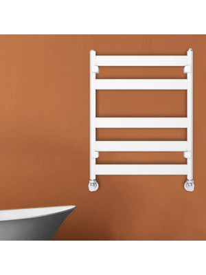 Hammam 600X385 Aluminyum Havlupan Lavin Mat Dokulu Beyaz Ral 9016