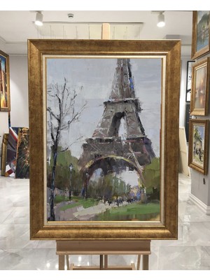 Giyense Altın Varaklı Çerçeveli Paspartulu Tablo NS1481