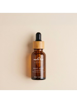Mavili Kapı Night Elixir Yenileyici Gece Serumu | Doğal Retinol Alternatifi Bakuchiol | %100 Doğal