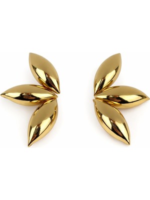 Sacha Bombeli Oval Formlu Küpe