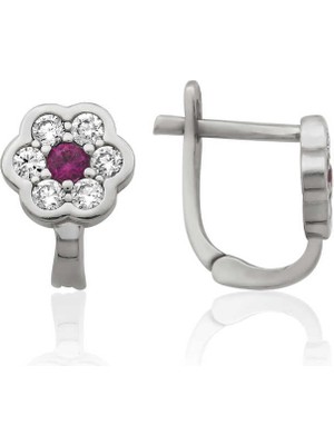 DMR Elegance Gümüş Çiçek Küpe